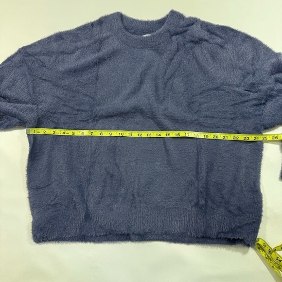 NWOT Aerie Flurry Crewneck Sweater Size XL Blue - Picture 7 of 9